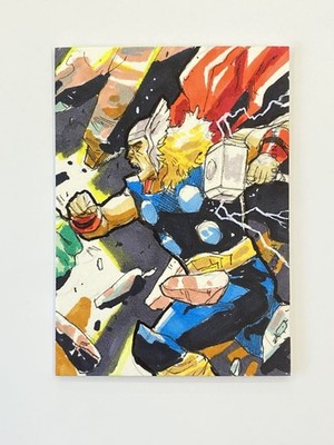 Thor 2024 Finding Unicorn Marvel Thunder Artist-drawn Art Sketch Card 1/1