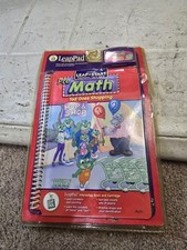 LeapPad Pre-Math Tad Goes Shopping Book  Cartridge NEW Old Stock SEALED 2001