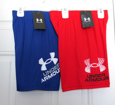 NEW BOYS UNDER ARMOUR UA 6" PROTOTYPE 2.0 BASKETBALL SHORTS SIZE 6 BLUE OR RED