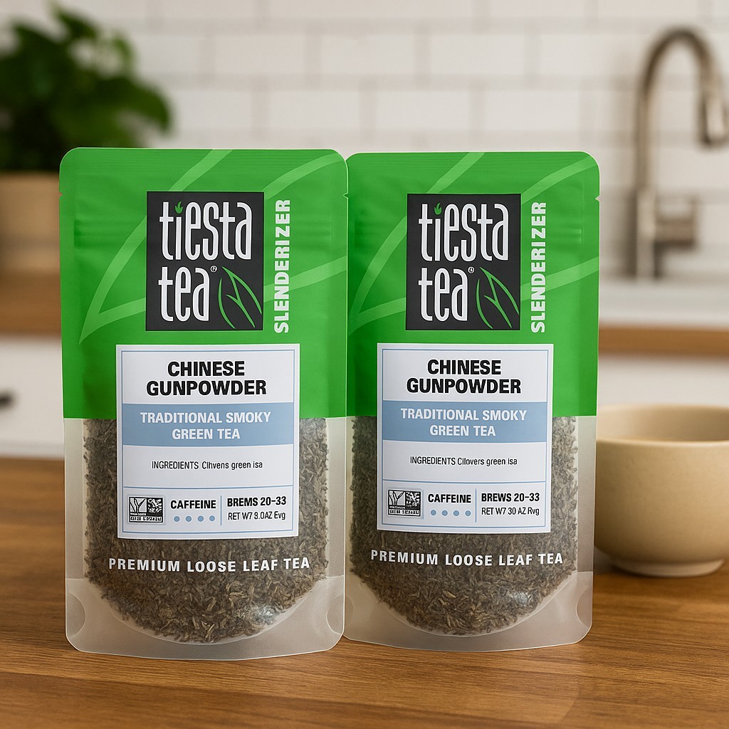 Chinese Gunpowder Green Tea 2oz Loose Leaf &ndash; Lot Of 2 &ndash; 20-25 Cups Ea