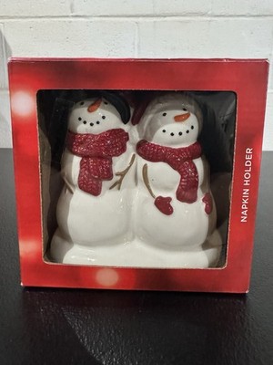 St. Nicholas Square Yuletide Napkin Holder Brand New