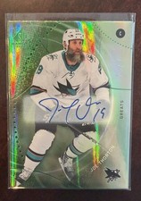 Upper Deck 2025-26 SP Joe Thornton Green Autograph Serial Numbered 1/1