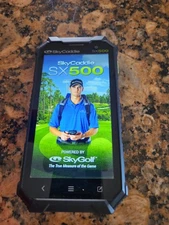 SkyCaddie SX500 Golf GPS Rangefinder with HD Touch Screen and Leatherette Case