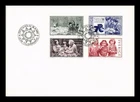 Dr Jim Stamps Sweden 1982 Living Together 4v Set First Day Cover