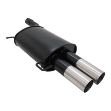 Novus Sportauspuff f�r BMW E60 Limo 2003-2010 2x76mm RL-Design Endschalld�mpfer