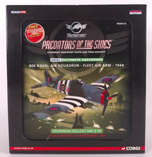 Corgi Predators Of The Skies PR99414 Grumman F6F Hellcat MKI E-W 800 Naval