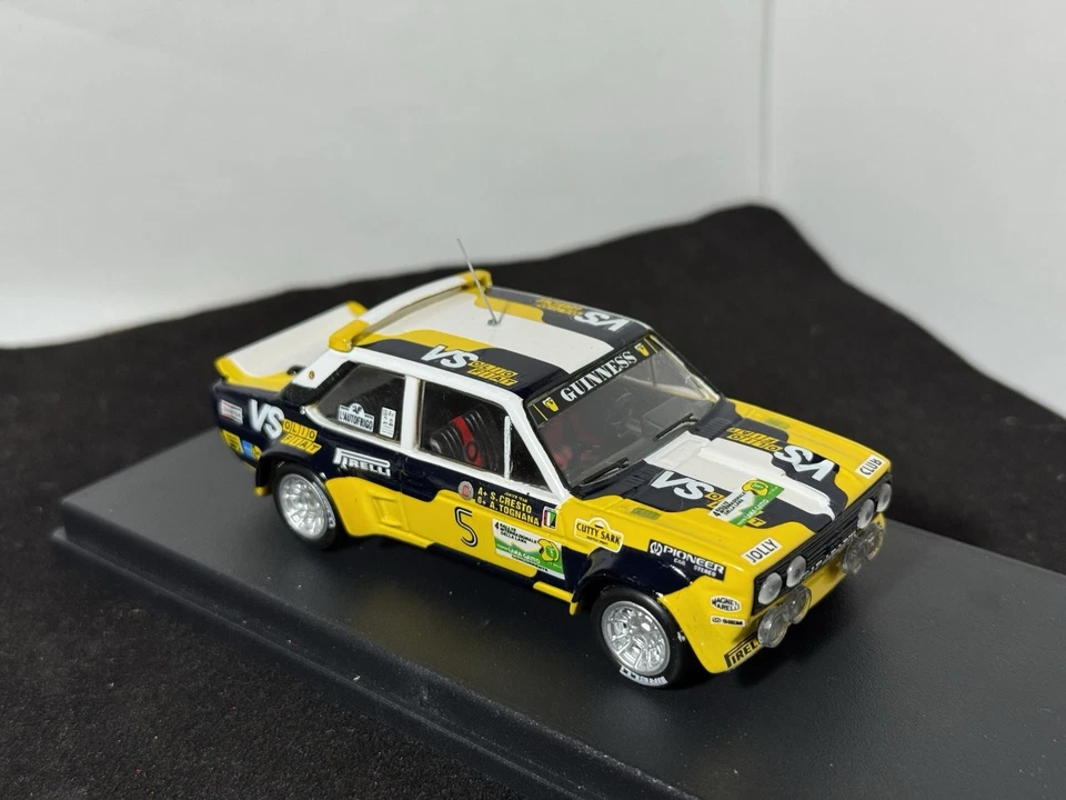 FIAT 131 ABARTH VS OLIO FIAT #5 T.TOGNANA-S.CRESTO RALLY DELLA LANA 1981 Tk 1:43 - Immagine 4 di 4