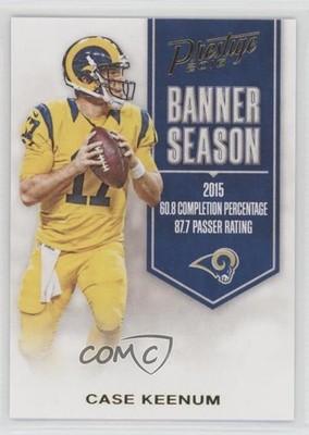 2016 Panini Prestige Banner Season Case Keenum #7 0c4