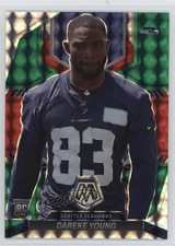 2022 Panini Mosaic Rookies Choice Red and Green Prizm Dareke Young #349 13kh