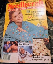 Good Housekeeping Needlecraft Magazine Spring Summer 1981 Knitting Crochet VTG