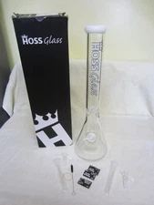 Hoss Glass 18" Beaker Bong Water Pipe