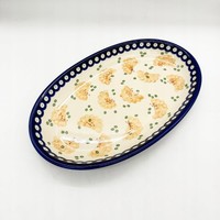 Servierplatte Bunzlauer Keramik Servierschale 36X22Cm Handgemachte Keramikplatte