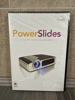 Power Slide - für Keynote & Power Point Präsentationssoftware Mac Ware versiegelt