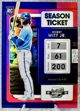 2022 Panini Chronicles Bobby Witt Jr. /50 PINK Prizm #19 Contenders OPTIC Royals