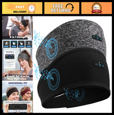 Bluetooth Sleep Headphones Headband 2-Pack for Side Sleepers, 17H Playtime, HD S