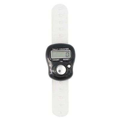 Digital Hand Counter Click Press Number Screen Tally Tasbeeh Tasbih Finger Band