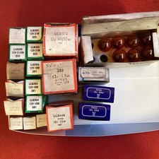 JOB LOT Vintage Classic Auto Car Bulbs Lamps Lucas ect