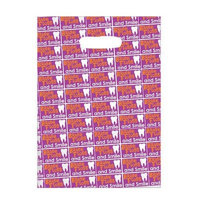 Specialty Scatter Bags Brush and Floss, 7.5'' x 10'', 100/Pkg.