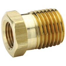 PARKER 209P-4-2 Hex Bushing, Brass, 1/8 x 1/4 in, NPT 60WG60