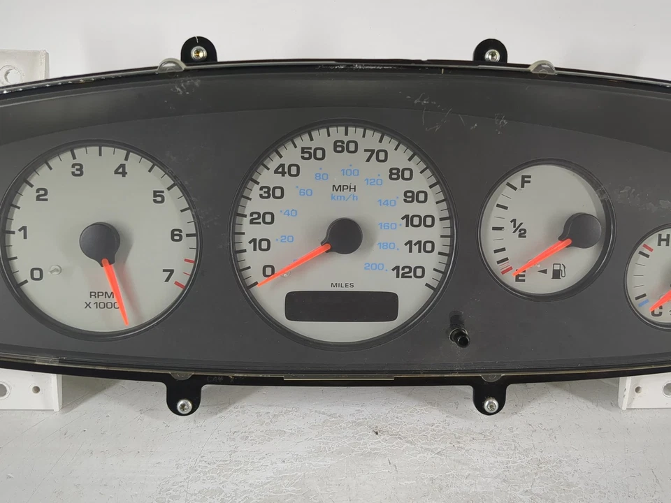 1999-2000 Dodge Stratus medidores de painel de instrumentos velocímetro ZP0JG - Imagem 4 de 4