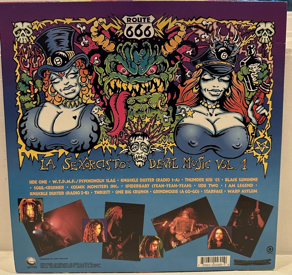 Пластинка долгоиграющая White Zombie La Sexorcisto Devil Music 1992 Geffen 1st Press Glow In The Dark - Изображение 2 из 4