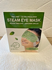 EYE MASK SPA 16 PIECES UNSCENTED BNIB SELF HEATING STEAM THERAPY
