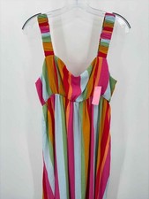 Pre-Owned Show Me Your Mumu Pink Size XXL Midi Sleeveless Dress