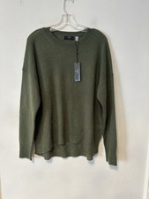 New Woman Tahari 100 Cashmere Sweater Size XL Long Sleeves Green