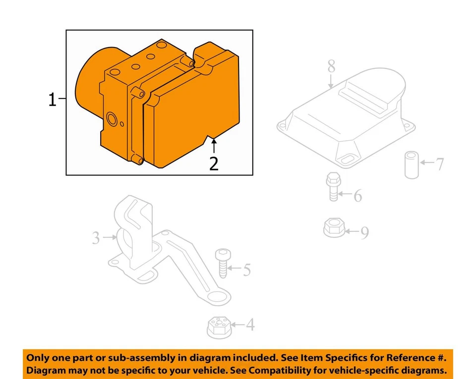 BMW 335i 2014 ABS bomba actuador de freno antibloqueo fabricante de equipos originales 131 k millas - LKQ441316104 Foto 4 de 4