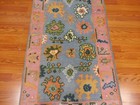 Turkish Oushak Rug,Geometric Multicolored Area Rug,Handmade Bohemian Rug 2.6x6 — photo 5