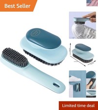 Ergonomic Laundry and Shoe Brush Set   Durable, Multi-Purpose Cleaning Solution