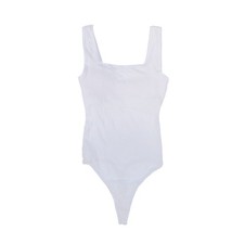 Gap Women's Body Suit One Piece Logo Comfort Thong White Xs New
