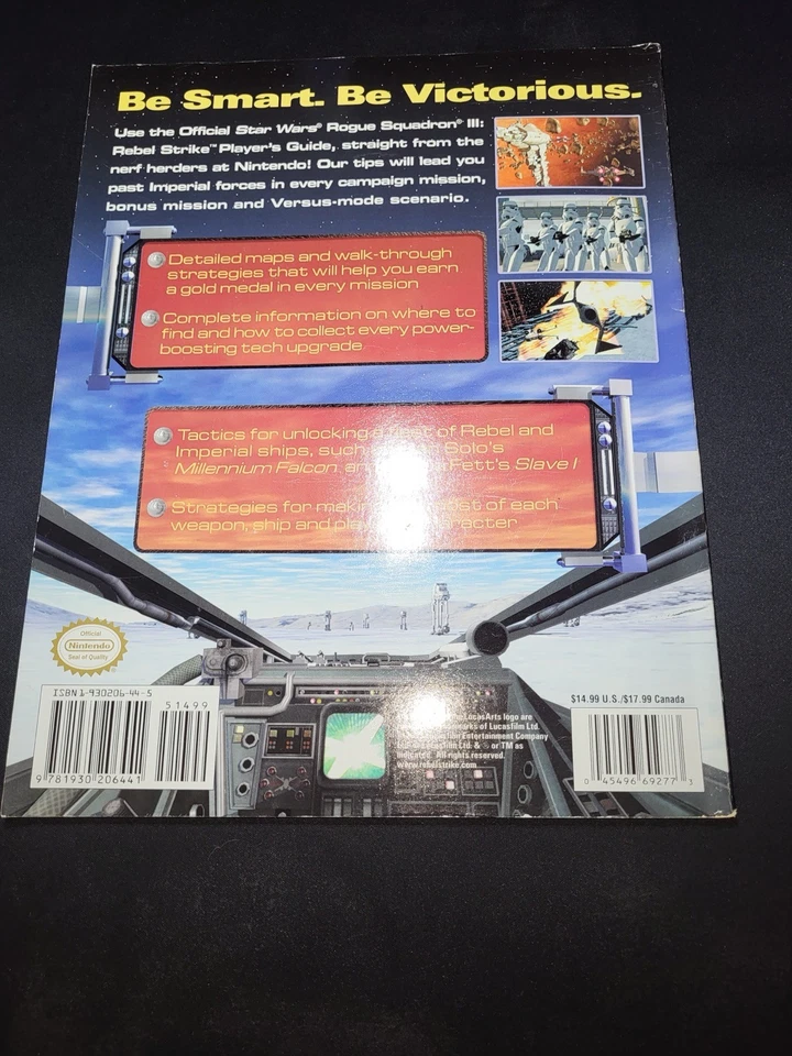 Star Wars Rogue Squadron III Rebel Strike Nintendo Power GC Strategy Guide NMMT - Image 2 of 2
