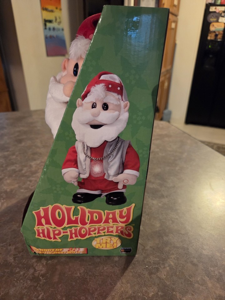 Gift Raper Santa Vintage 2005 GEMMY Holiday Hip-Hoppers Rapper Santa “Gettin Jiggy Wit ...