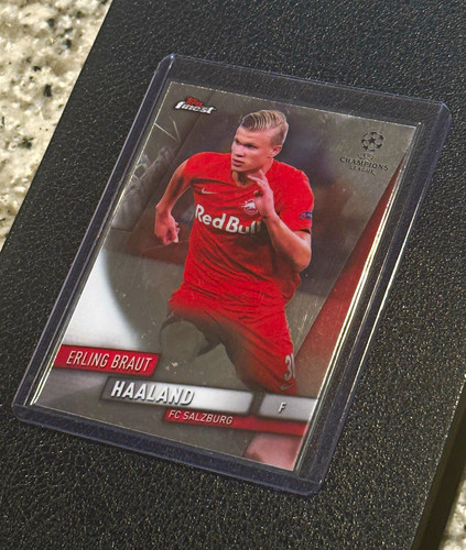 Erling Braut Haaland [Refractor] #91 2019 Finest UEFA Champions League card