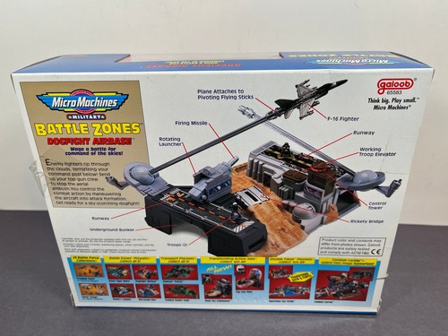 Micro Machines Military Battle Zones DOGFIGHT AIRBASE Playset Figure Set 65583 - Picture 5 of 8