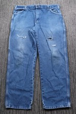 Dickies Relaxed Fit Carpenter Jeans Distressed Denim Work Pants Men's 38x30