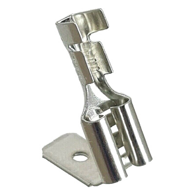 50x 6,35 Kabelschuhe Flachstecker Crimp Abzweig Verteiler Messing Kfz Lkw Hobby