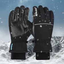 Mens Winter Thermal Warm Waterproof Gloves Ski Snowboarding Driving Work Mittens