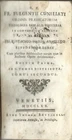 Cuniliati - Theologia Moralis Universa - Bettinelli Venezia 1770 First Edition