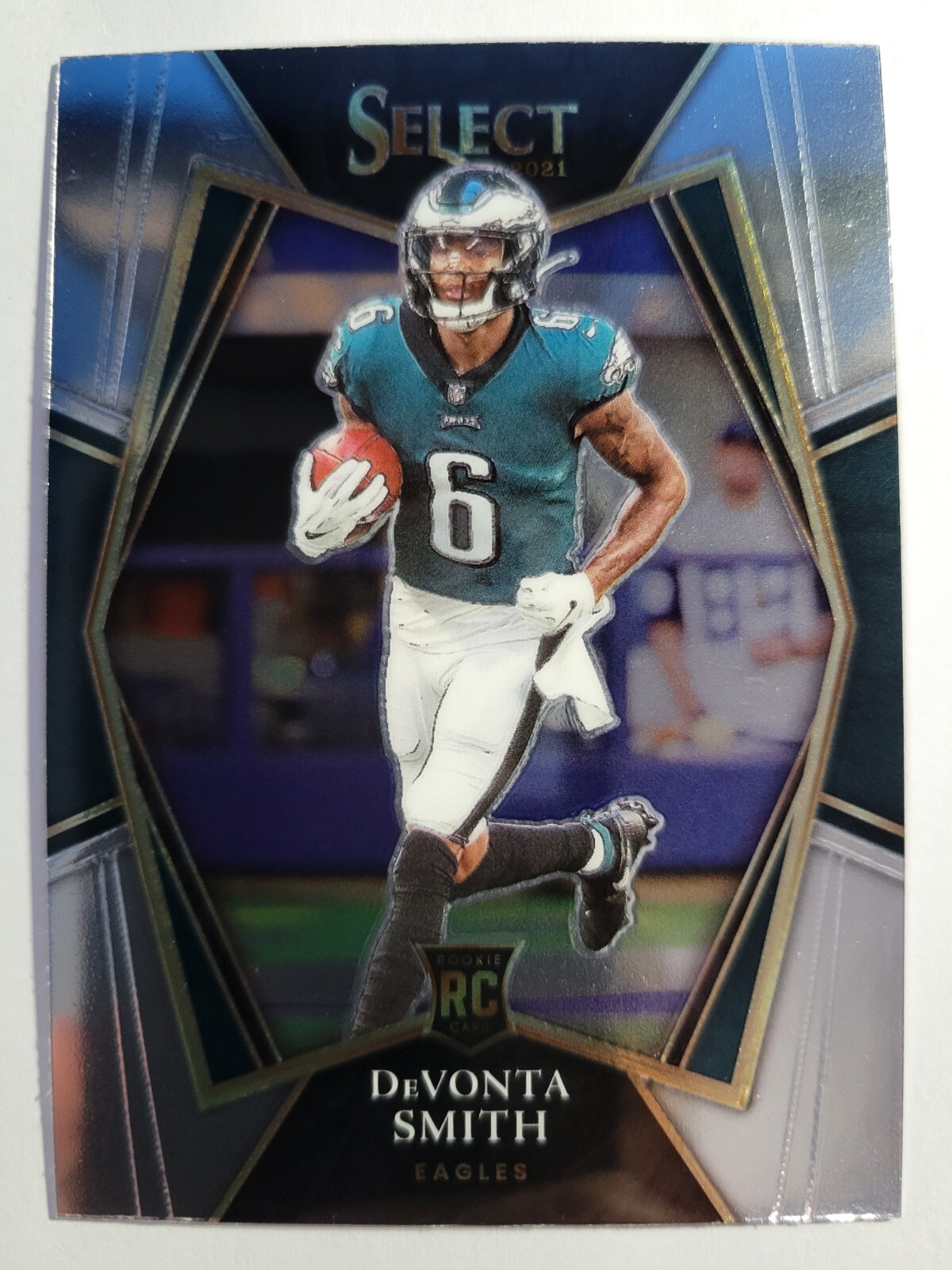 DeVonta Smith 2021 Panini Select #149 Premiere Level Rookie Card