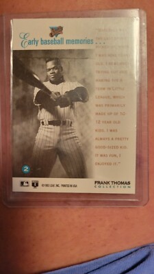 Frank Thomas Studio Cllection 1993 Leaf