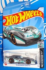 Hot Wheels 2024 HW Race Day #11 '76 Greenwood Corvette Mtflk Dark Gray w/ MC5s