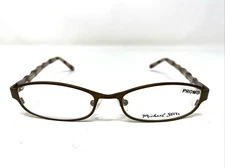 Michael Stars Adventurous Bamboo 51-16-135 Brown Full Rim Eyeglasses Frame RS64