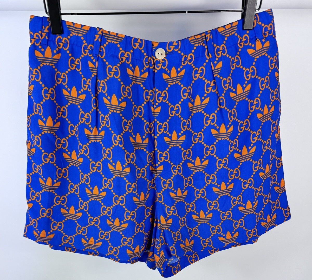 【未使用タグ付】adidas x GUCCI Macro GG柄Shorts Gucci x adidas Macro GG Shorts Purple/Red Men's - SS22 - US