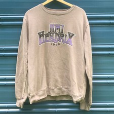 Jimi Hendrix Sweatshirt Grey Purple New 