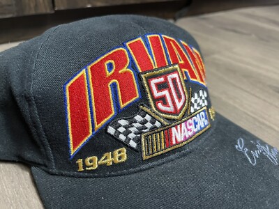 Vintage Ernie Irvan Nascar Hat Snapback Cap Black Red Car Racing Limed Edition