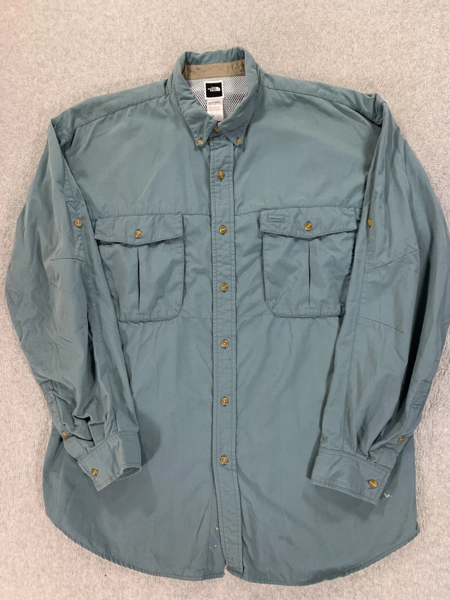 North face store down shirt