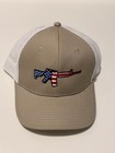 AK47 Stars And Stripes America Trucker Hat, Cap, Snap Snapback Top Of The World