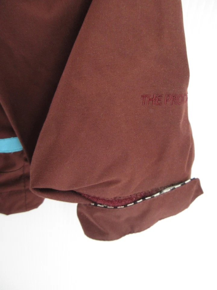 Volcom Jacket Men Large Red Parka Ski Snowboarding Coat Hoodie Striped Skiing * - Image 3 of 4